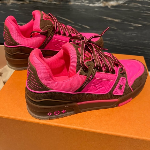 Louis Vuitton trainer sneakers - pink - Picture 2 of 4